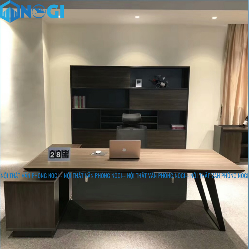 Bàn giám đốc có tủ tài liệu