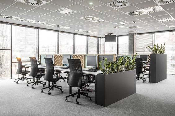 Phong cách thiết kế bàn nhân viên hiện đại