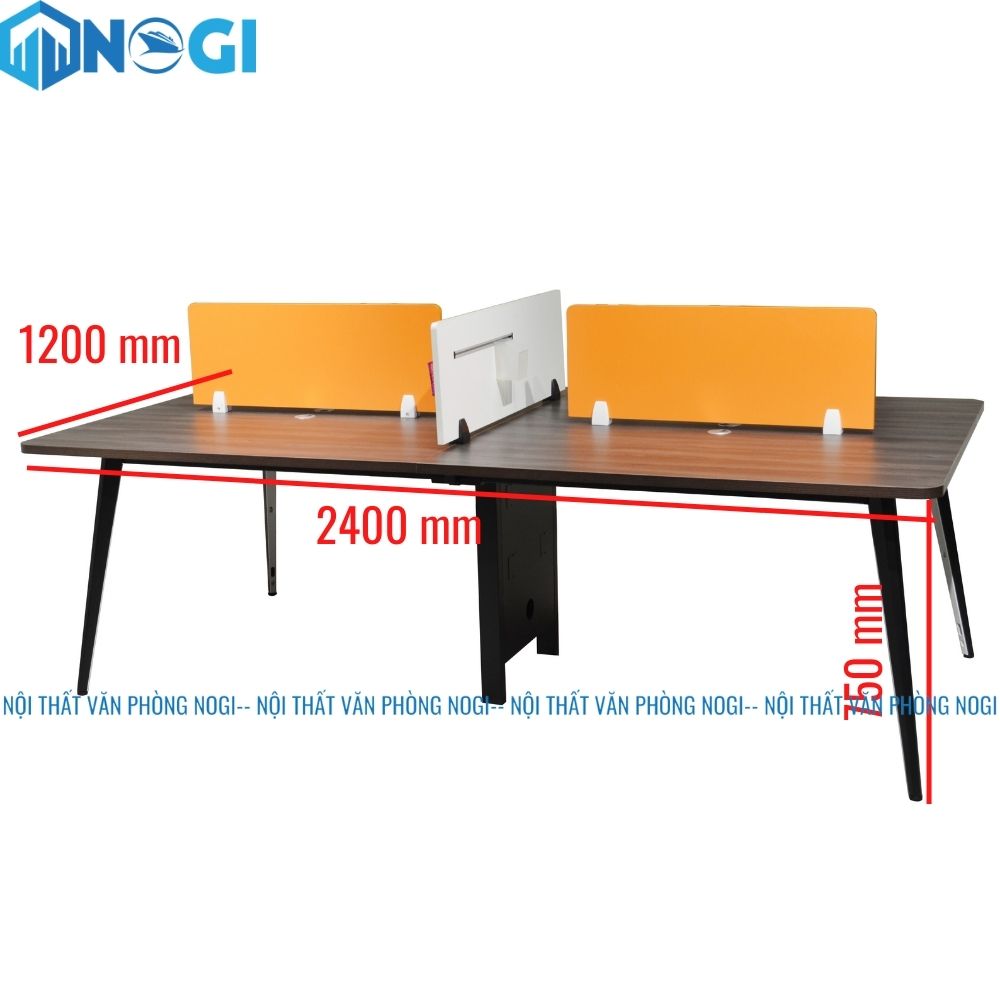 Kích thước bàn làm việc nhân viên Ngô Gia